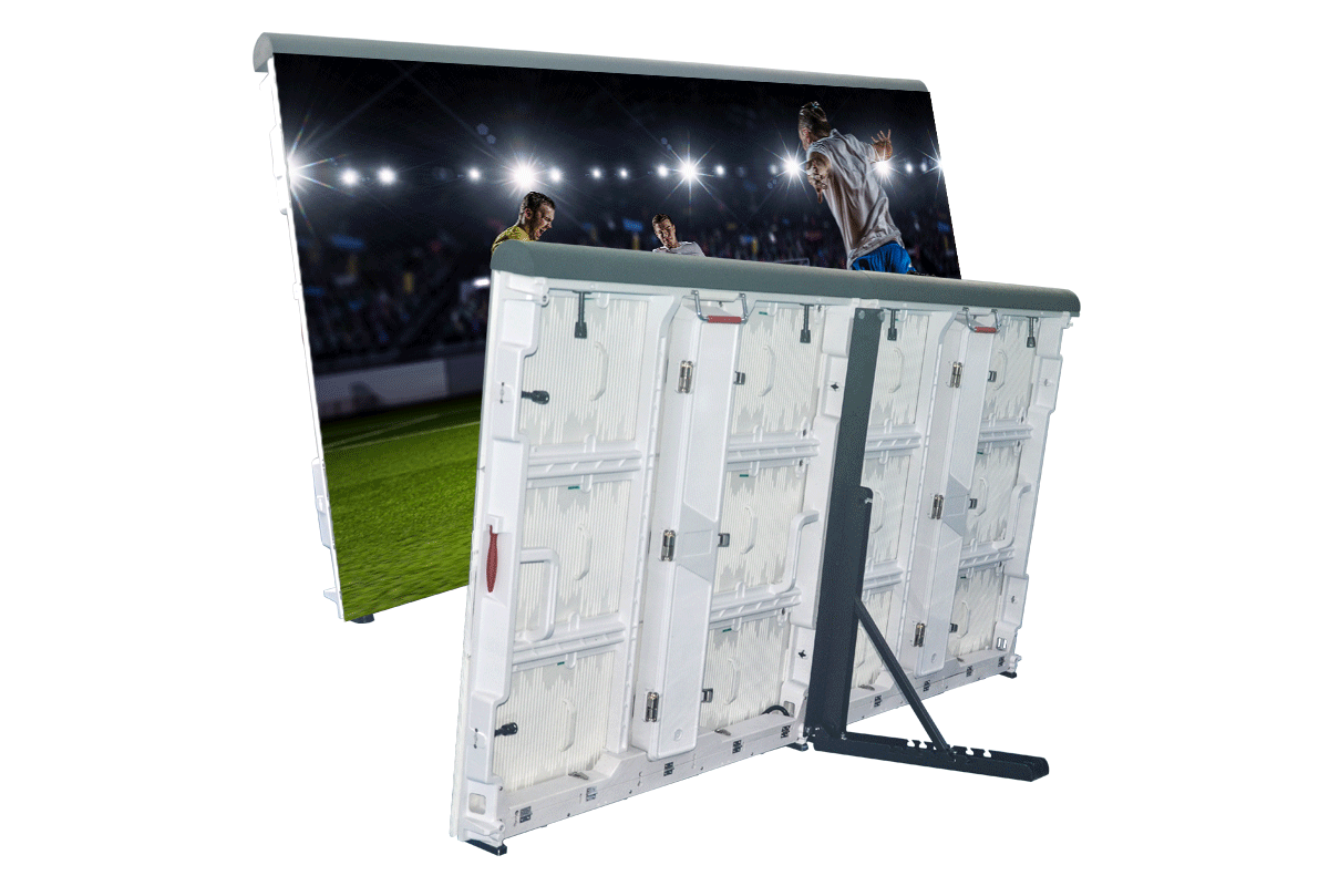 Stadium perimeter LED display screen - P6.67 P8 P10 outdoor LED video wall - Indoor and outdoor stadium LED display screen factory